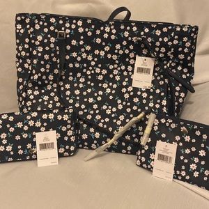 Kate Spade Jae Fleurette Blue Multi Collection